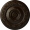 Ekena Millwork Neuveau Ceiling Medallion (Fits Canopies up to 6 3/8"), Hand-Painted Bronze, 24 1/4"OD x 2"P CM24NABZS - alternate 1